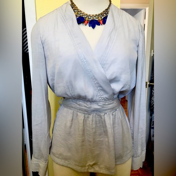 Banana Republic Tops - BEAUTIFULL Banana Republic Medium Blouse💋Beautiful and washable BEIGE